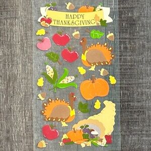 💞 New Happy Thanksgiving Scrapbook Craft Stickers